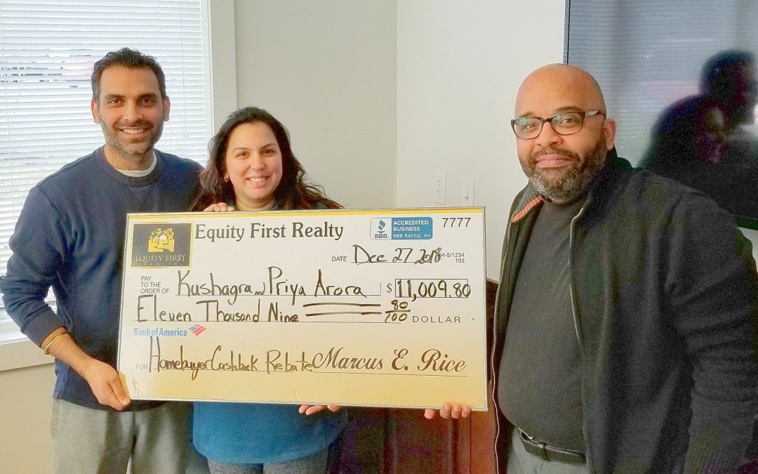 Virginia Homebuyers Receive a Homebuyer Grant Check for $11,009