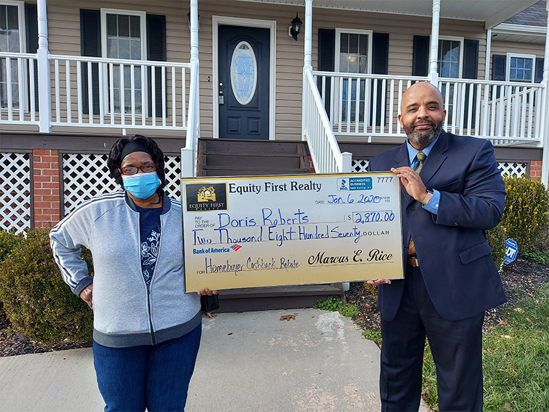 Virginia Homebuyers Receive a Homebuyer Grant Check for $2,870