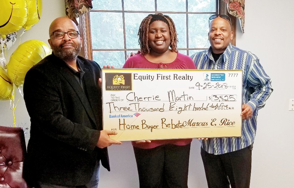 Virginia Homebuyers Receive a Homebuyer Grant Check for $3,825